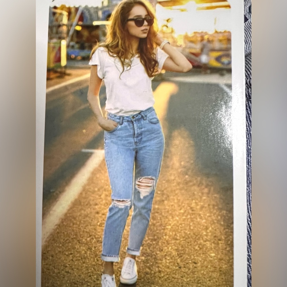 Rewash super high rise vintage stretch mom jeans size 5 / 27